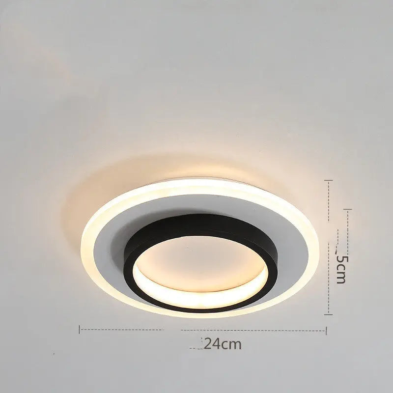 Corridor & Balcony LED Wall Lights – Sleek Black and White Design Luminex Lights