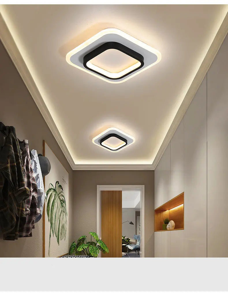 Corridor & Balcony LED Wall Lights – Sleek Black and White Design Luminex Lights