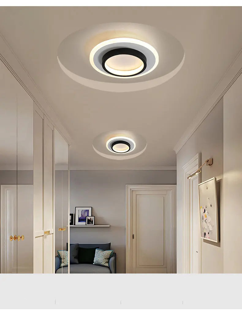 Corridor & Balcony LED Wall Lights – Sleek Black and White Design Luminex Lights