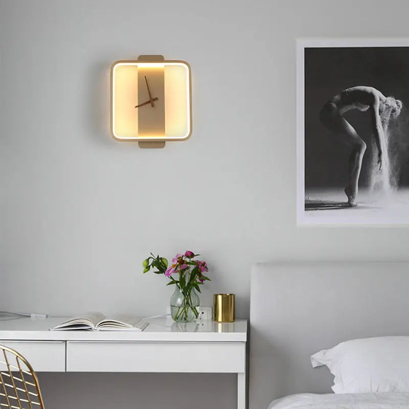 β¨π°οΈ Nordic Wall Clock Lamp β Stylish Bedside & Bedroom LED Lighting ποΈπ‘ Nova Lights