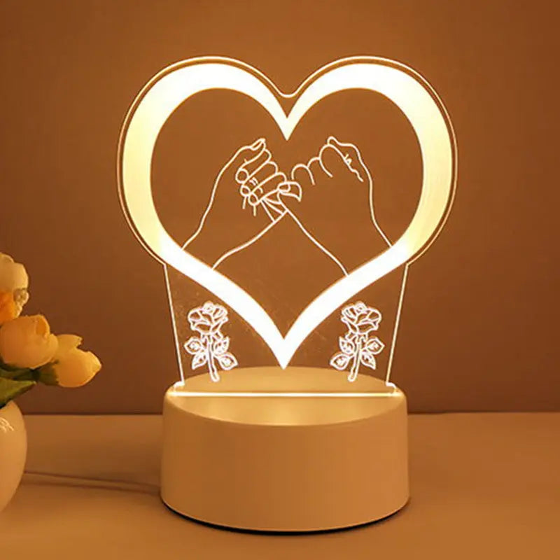 โจ๐ 3D Acrylic LED Night Light ๐๐ก Luminex Lights