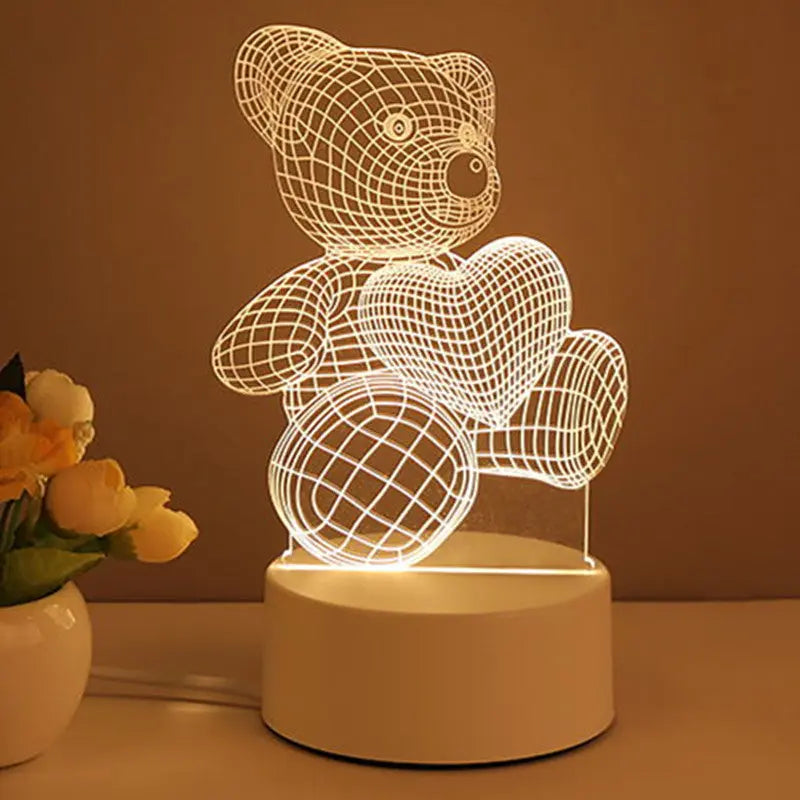 โจ๐ 3D Acrylic LED Night Light ๐๐ก Luminex Lights