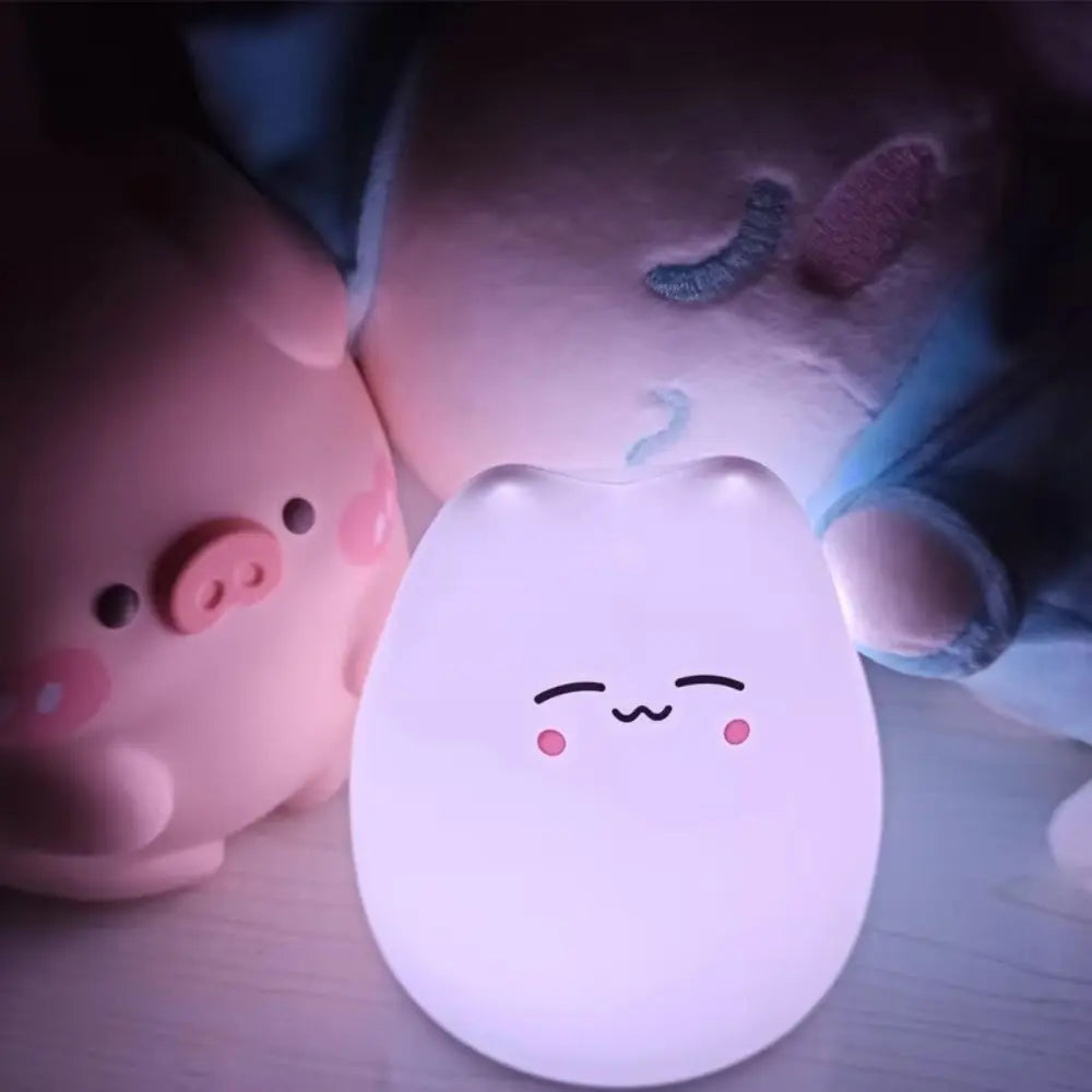 7 Color Changing LED Cat Night Lamp
