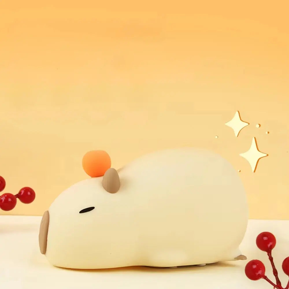 Capybara Silicone Night Light USB Rechargeable Dimmable Lamp