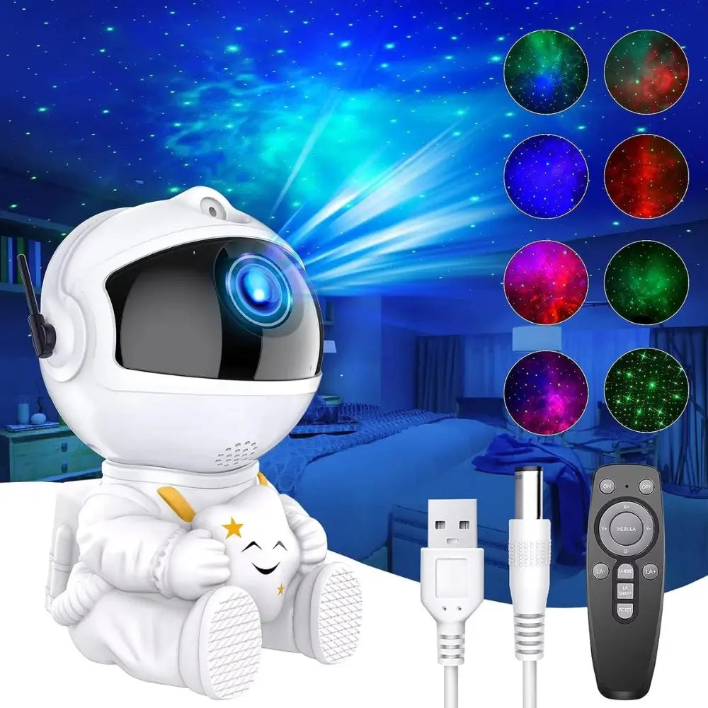 Astronaut Galaxy Star Projector LED Night Light for Bedroom Home Decoration
