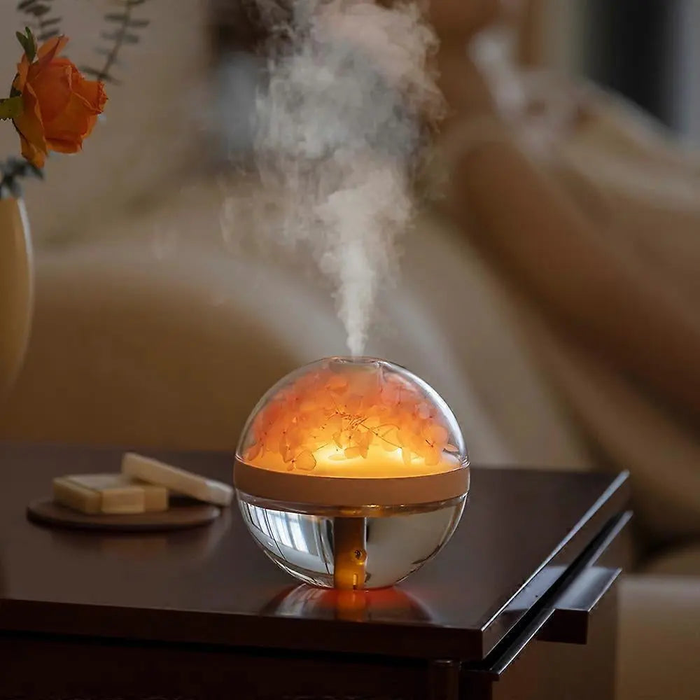 270ml USB Rechargeable Air Humidifier with LED Light and Mist Function