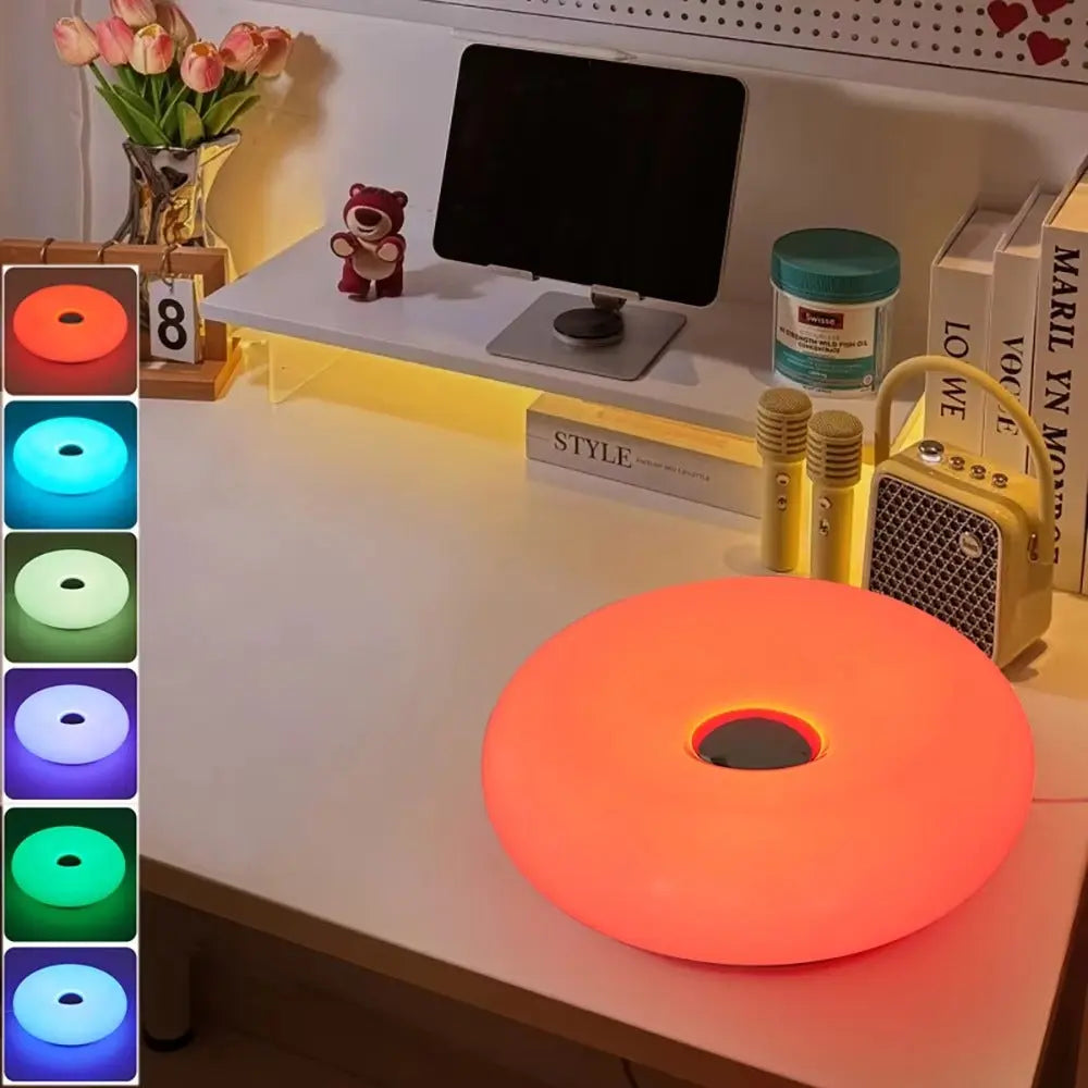 Donut Table Lamp with USB Plug for Ambient Lighting