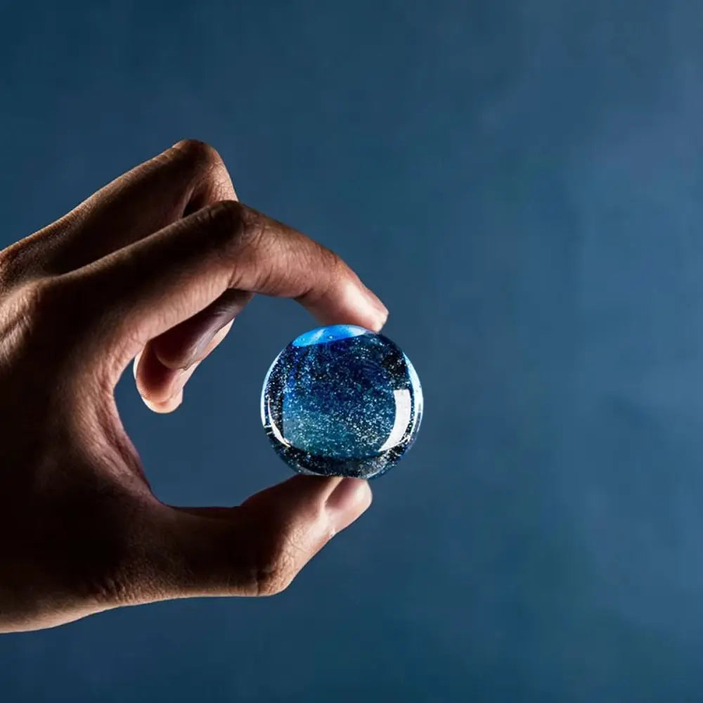 Colorful Glass Star Ball Set Luminous Planets Astronomy Inspired