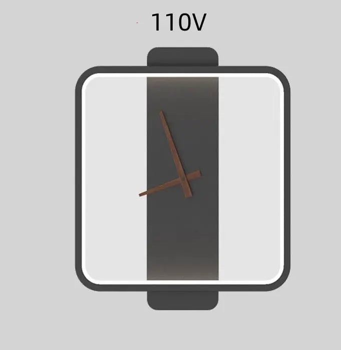 β¨π°οΈ Nordic Wall Clock Lamp β Stylish Bedside & Bedroom LED Lighting ποΈπ‘ Nova Lights