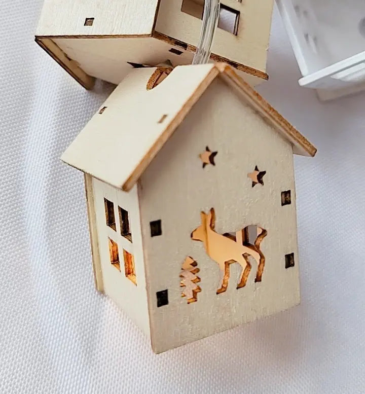 π β¨ House-Shaped LED String Lights β Christmas & Halloween Lantern Decorations ππ² Luminex Lights