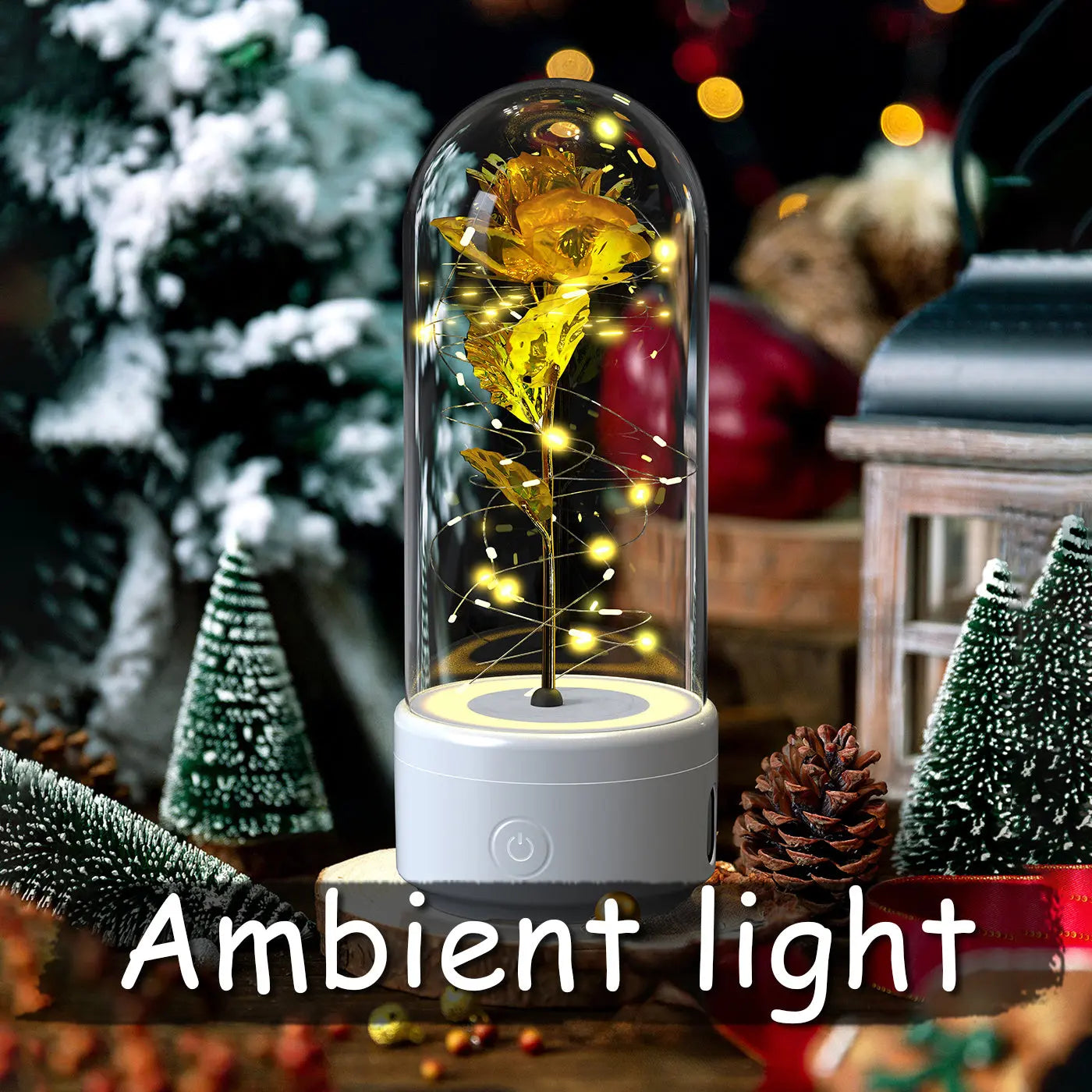 πΉβ¨ Eternal Rose LED Night Light & Bluetooth Speaker π‘π΅ Luminex Lights