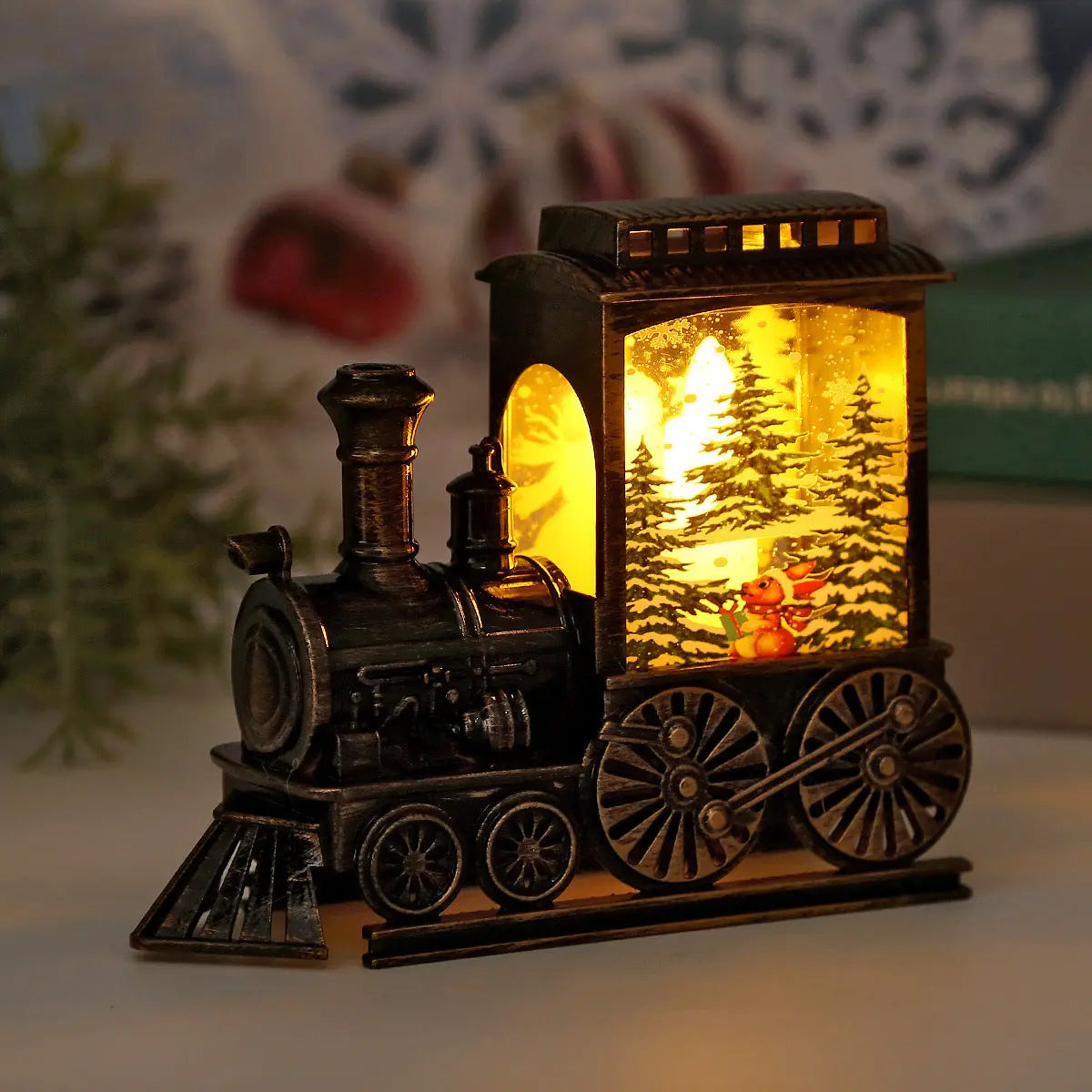 ππ Retro Train LED Night Light β Festive Vintage Glow Luminex Lights