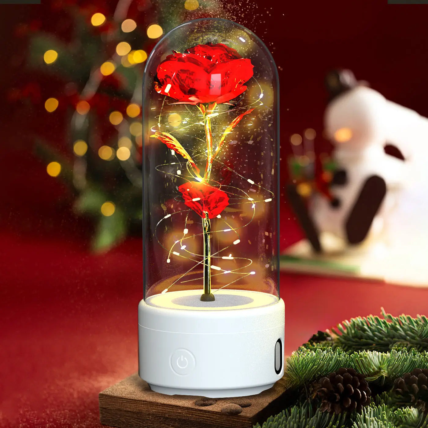 πΉβ¨ Eternal Rose LED Night Light & Bluetooth Speaker π‘π΅ Luminex Lights