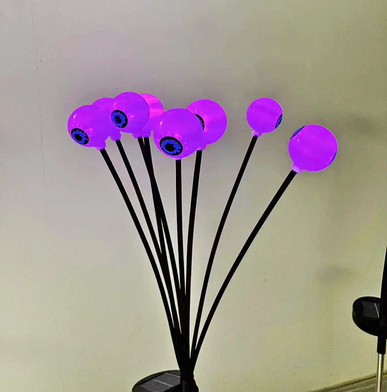 ๐๏ธ๐ฎ Halloween Solar-Powered Eyeball String Lights โ Spooky Outdoor Yard & Garden Decor ๐โจ Luminex Lights