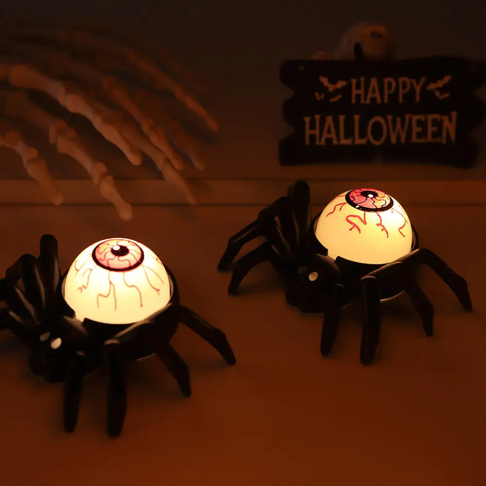 π·οΈποΈ Halloween Spider Back Eye Lights β Creepy LED Decorative Party Atmosphere Lamp πβ¨ Luminex Lights
