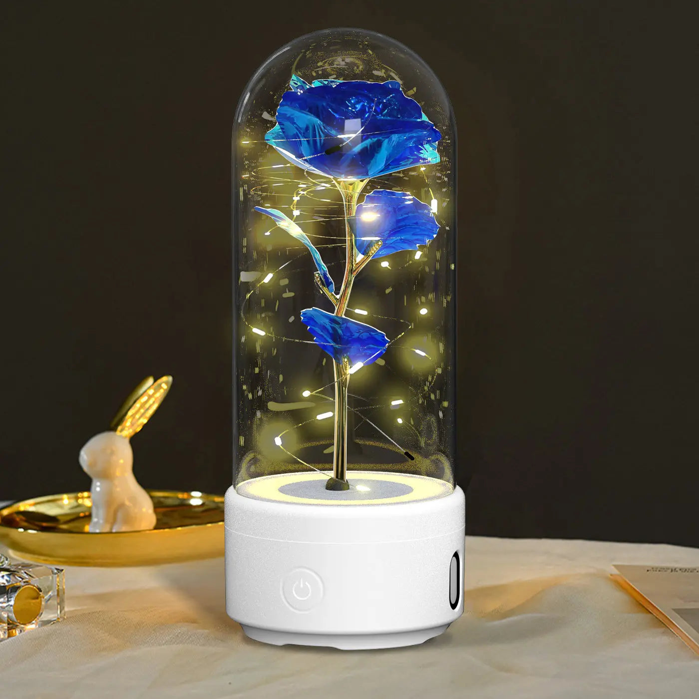 πΉβ¨ Eternal Rose LED Night Light & Bluetooth Speaker π‘π΅ Luminex Lights