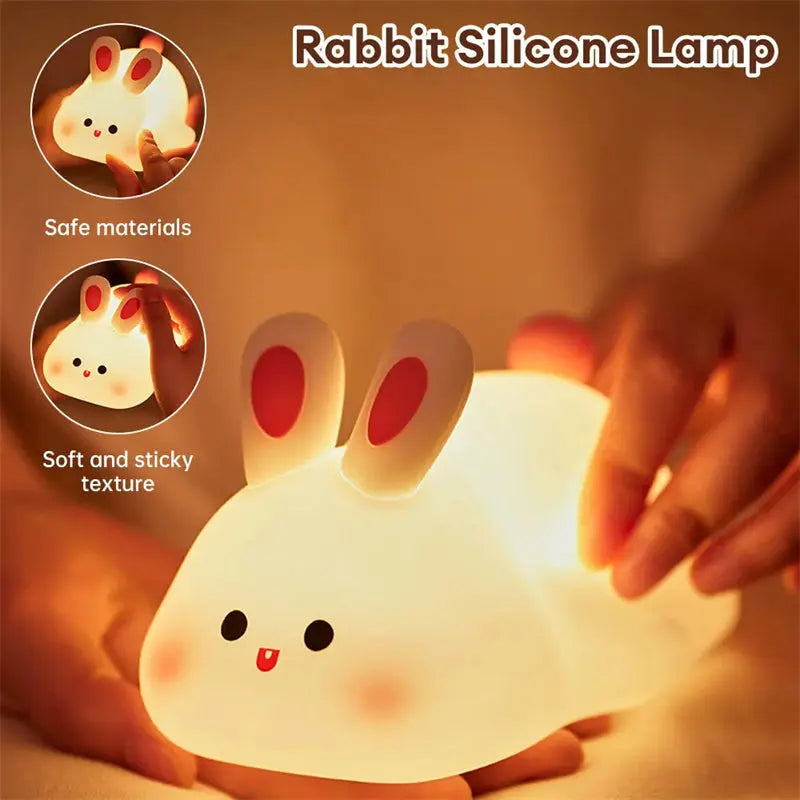 ✨ Bunny Glow Touch-Sensor LED Night Light Luminex Lights