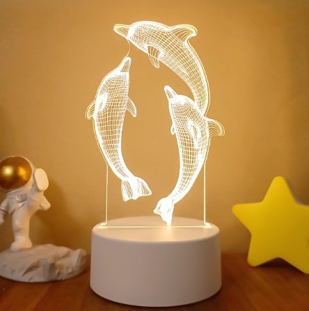 π‘ 3D Visual LED Night Light β Touch & Remote Control