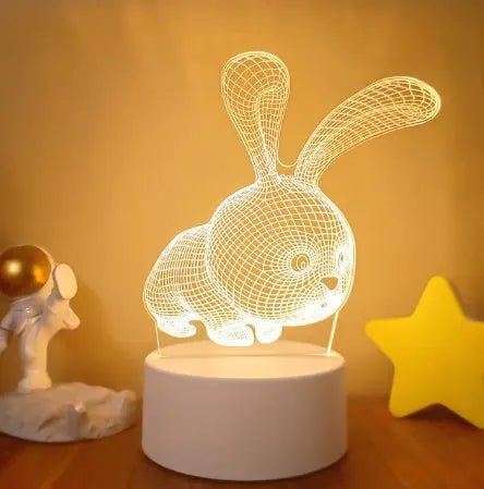 π‘ 3D Visual LED Night Light β Touch & Remote Control Luminex Lights