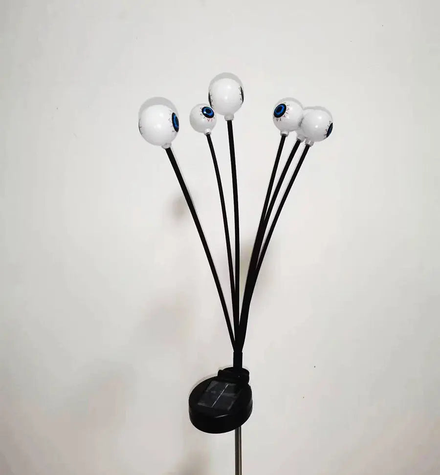 ๐๏ธ๐ฎ Halloween Solar-Powered Eyeball String Lights โ Spooky Outdoor Yard & Garden Decor ๐โจ Luminex Lights