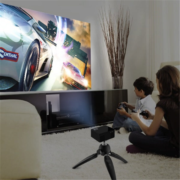 📽️✨ Mini USB Smart Projector – Compact Home Theater Anywhere 🎬
