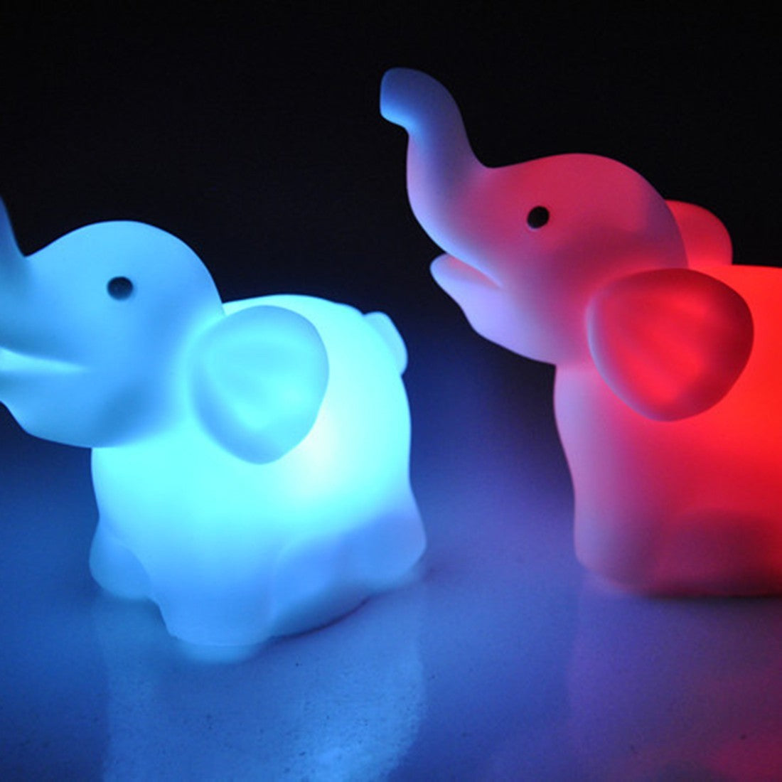 🐘✨ Elephant Night Light – Color Changing Magic