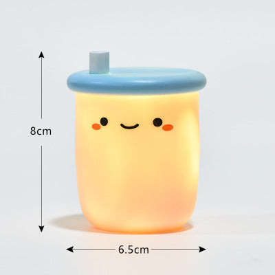 ✨Milk Tea & Yakult Night Lights – Cute Glow for Any Space