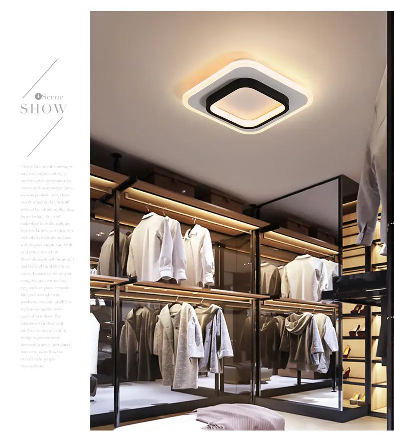 Corridor & Balcony LED Wall Lights – Sleek Black and White Design Luminex Lights