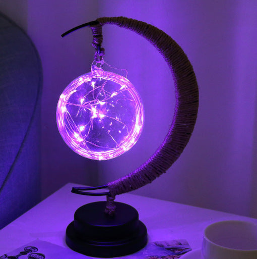 🌙⭐🍎 LED Star, Moon & Apple Decorative Lights – Festive Glow Anywhere