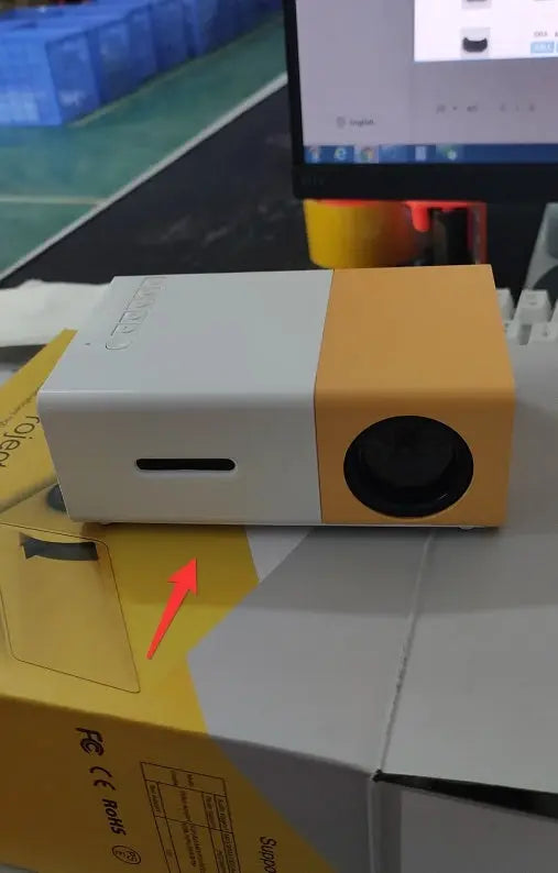 🎥✨ LumaBeam Mini Home Projector Luminex Lights