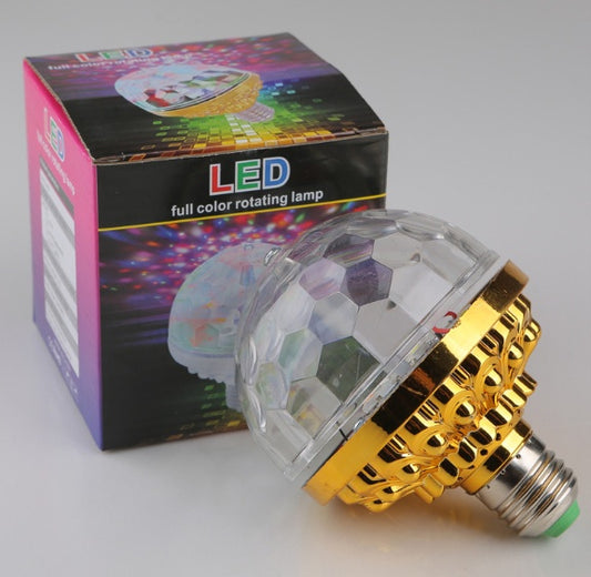🌈✨ LED Rotating Magic Ball Light 🎶💡