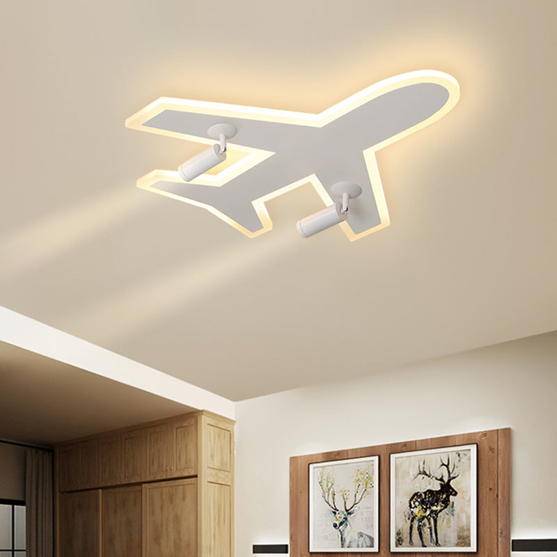 🌙✨ Modern Airplane LED Ceiling Lamps – Bright, Safe & Stylish