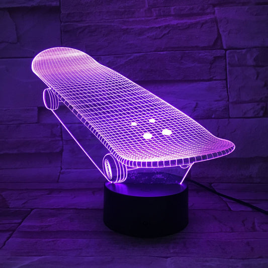 🏀⚽🏈 Sports Series 3D Night Lights – Touch & Remote Control