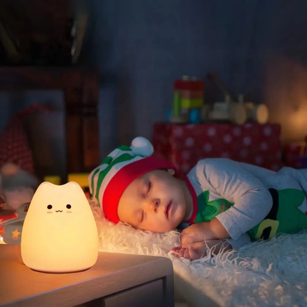 7 Color Changing LED Cat Night Lamp