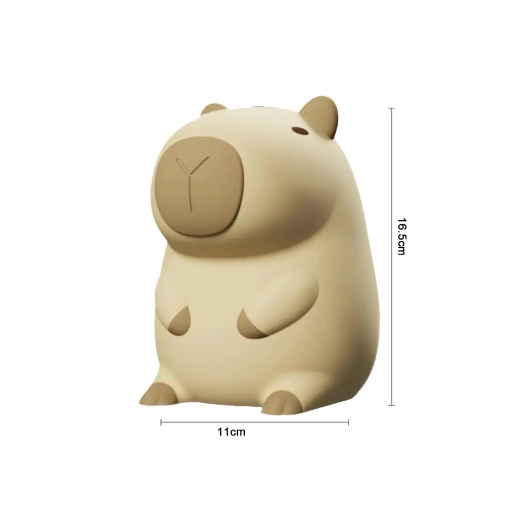 Capybara Silicone Night Light USB Rechargeable Dimmable Lamp