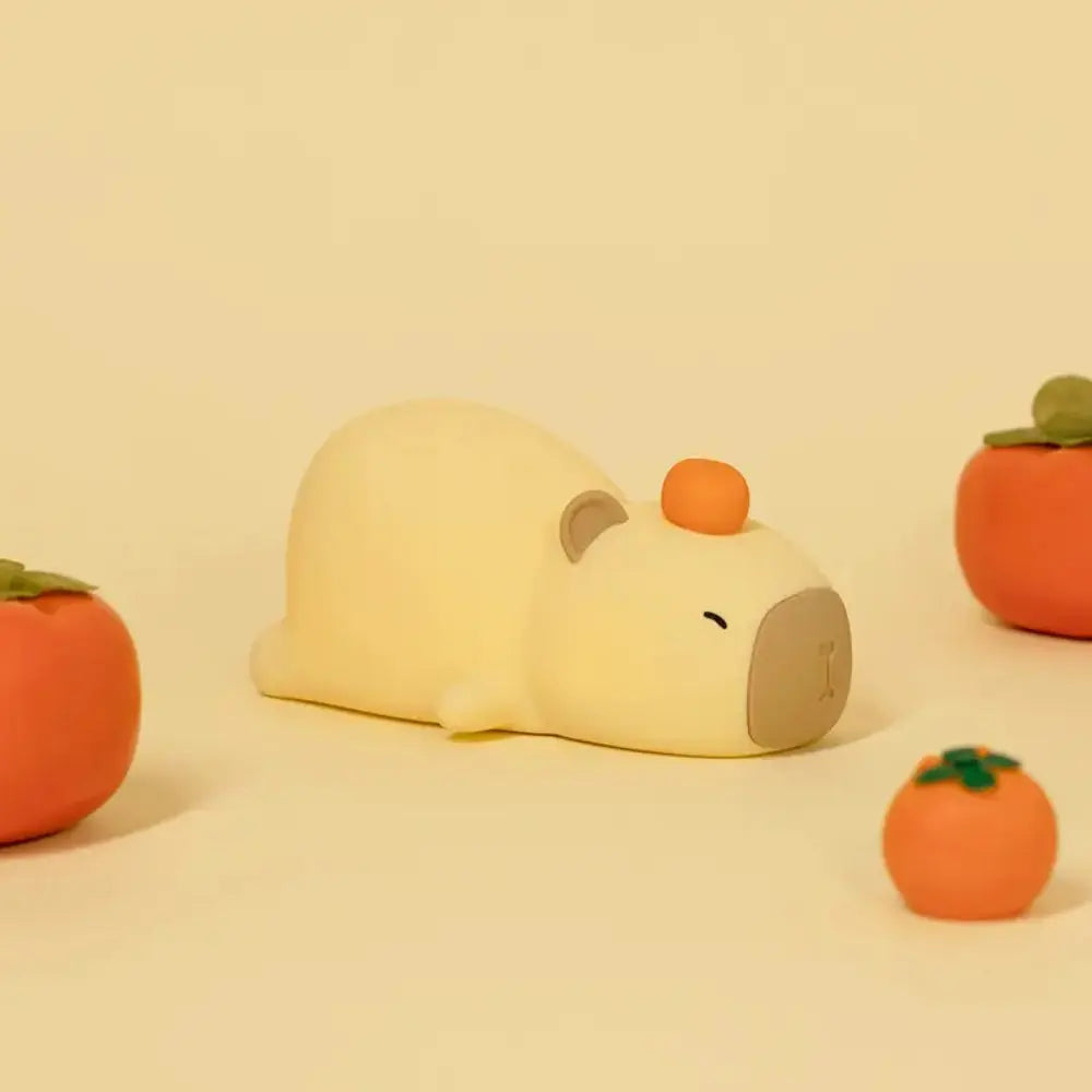 Capybara Silicone Night Light USB Rechargeable Dimmable Lamp