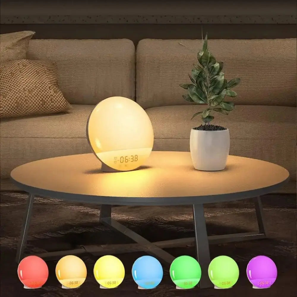Wake Up Light Alarm Clock with Sunrise Simulation and Dual Alarms
