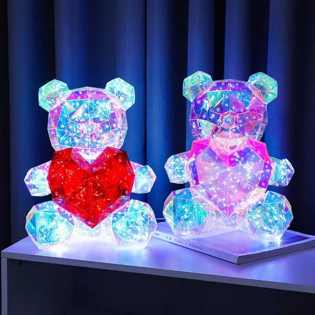 30cm LED Rose Teddy Bear