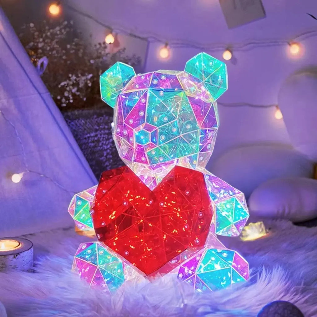 30cm LED Rose Teddy Bear