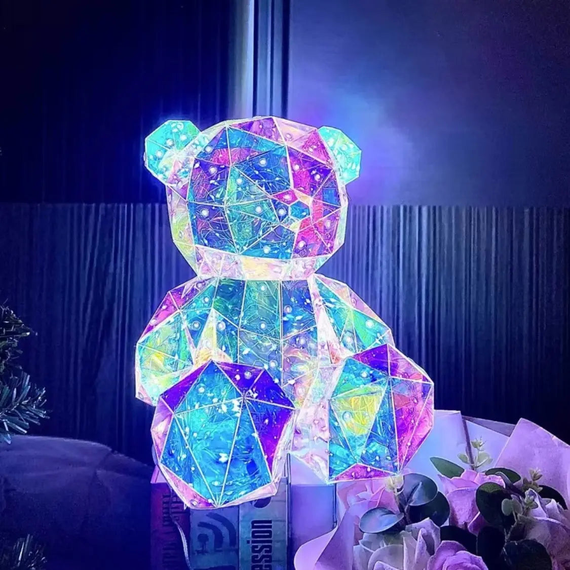 30cm LED Rose Teddy Bear