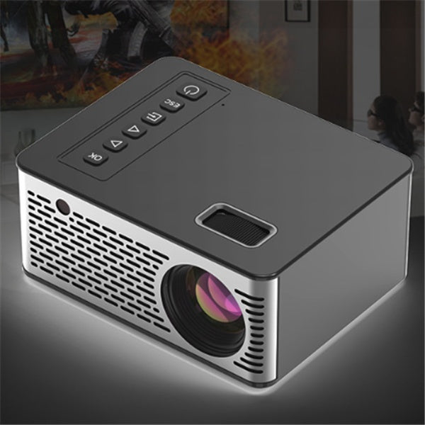 📽️✨ Mini USB Smart Projector – Compact Home Theater Anywhere 🎬