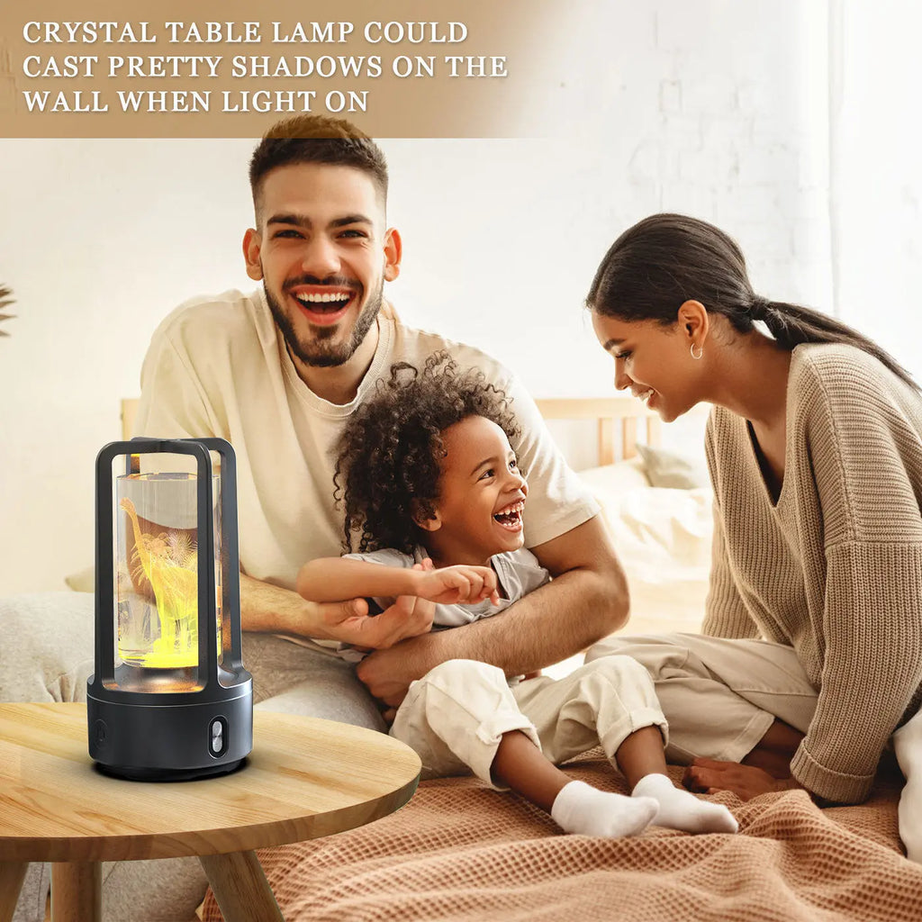 ✨🔮 Crystal Glow 2-in-1 Lamp + Bluetooth Speaker 🎶💡 Luminex Lights