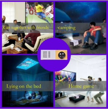 🎥✨ LumaBeam Mini Home Projector