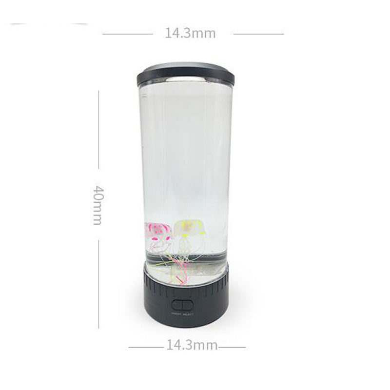 🌊✨ LED Jellyfish Volcano Aquarium Lamp – Night Light & Mood Booster 💡🐠