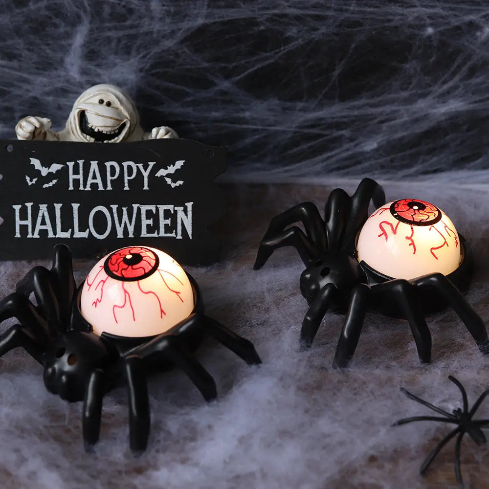 🕷️👁️ Halloween Spider Back Eye Lights – Creepy LED Decorative Party Atmosphere Lamp 🎃✨ Luminex Lights