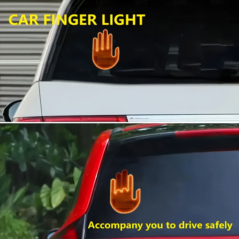 🚗✨ Finger Car Lights – Fun Glow for Your Ride
