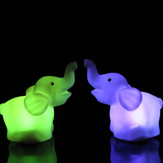 🐘✨ Elephant Night Light – Color Changing Magic