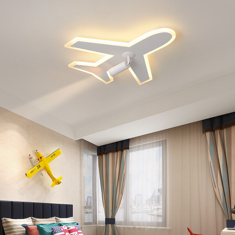 🌙✨ Modern Airplane LED Ceiling Lamps – Bright, Safe & Stylish