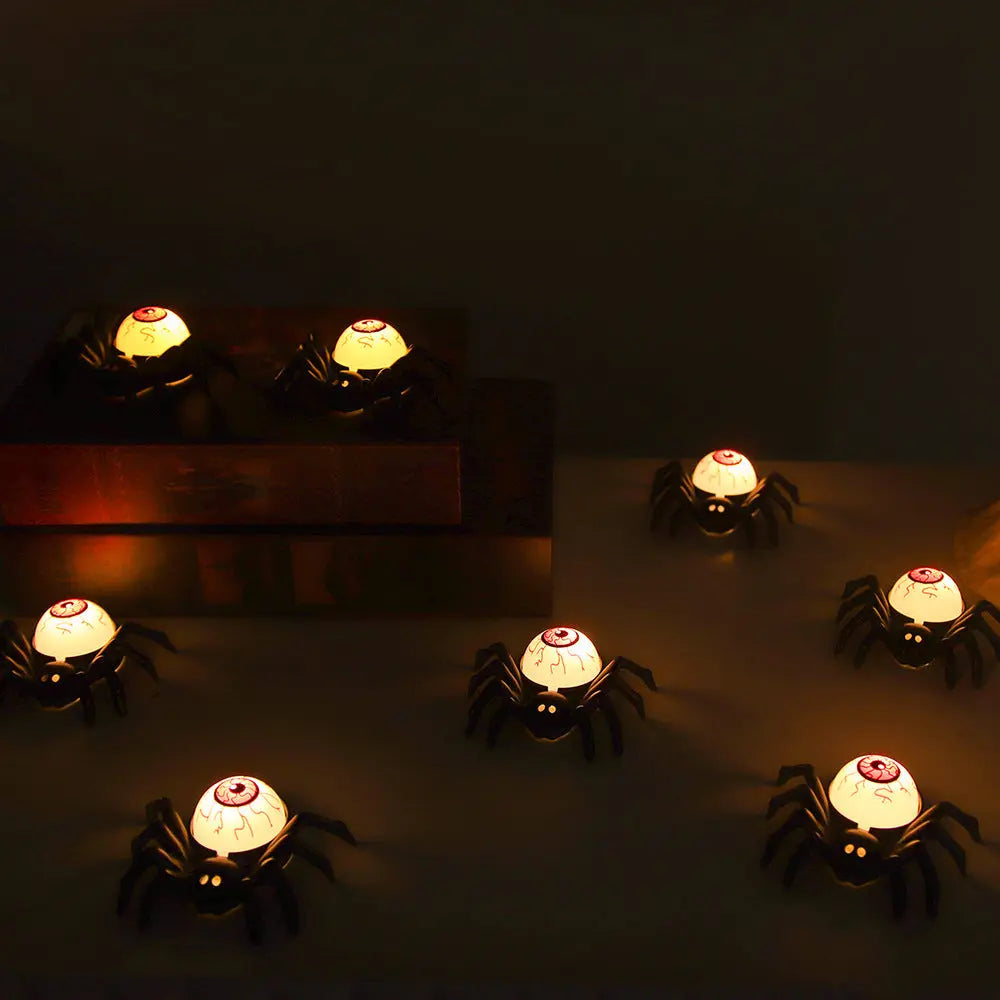 🕷️👁️ Halloween Spider Back Eye Lights – Creepy LED Decorative Party Atmosphere Lamp 🎃✨ Luminex Lights