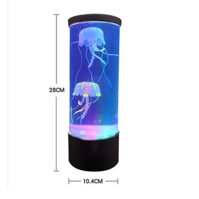 🌊✨ LED Jellyfish Volcano Aquarium Lamp – Night Light & Mood Booster 💡🐠 Luminex Lights